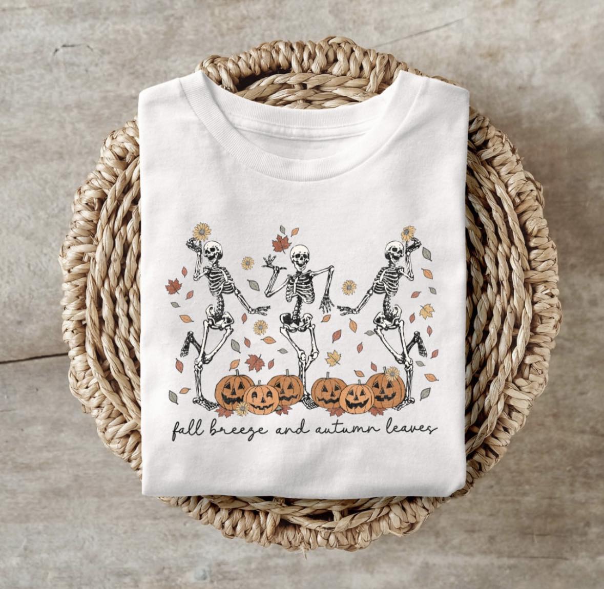 Fall Breeze and Autum Leaves Tee