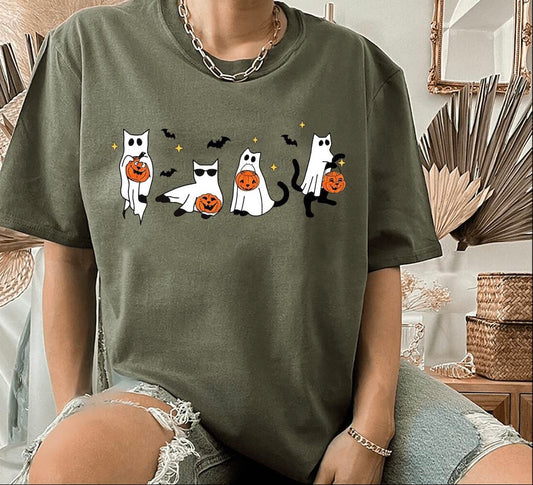 Cat Ghosts Tee